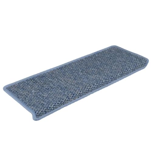 QJBSAVVA Treppenmatten Selbstklebend 15 Stück Sisal-Optik Blau 65x21x4 cm Antirutsch Stufenmatten für Treppen QJBSAVVA Treppenmatten Selbstklebend 15 Stück Sisal-Optik Blau 65x21x4 cm Antirutsch Stufenmatten für Treppen von QJBSAVVA