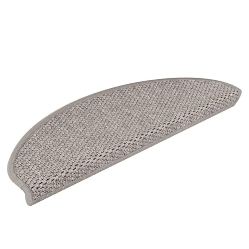 QJBSAVVA Treppenmatten Selbstklebend 30 Stück Sisal Optik Silbern 65x21cm Antirutsch Stufenmatten für Treppe Modernes Design QJBSAVVA Treppenmatten Selbstklebend 30 Stück Sisal Optik Silbern 65x21cm Antirutsch Stufenmatten für Treppe Modernes Design von QJBSAVVA