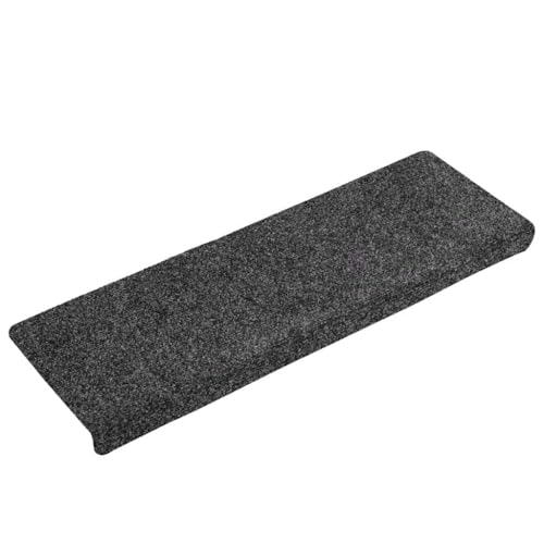 QJBSAVVA Treppenmatten Set 30 Stück Grau Selbstklebend 65 x 21 cm Antirutsch Stufenmatten für Treppenstufen Modernes Design von QJBSAVVA