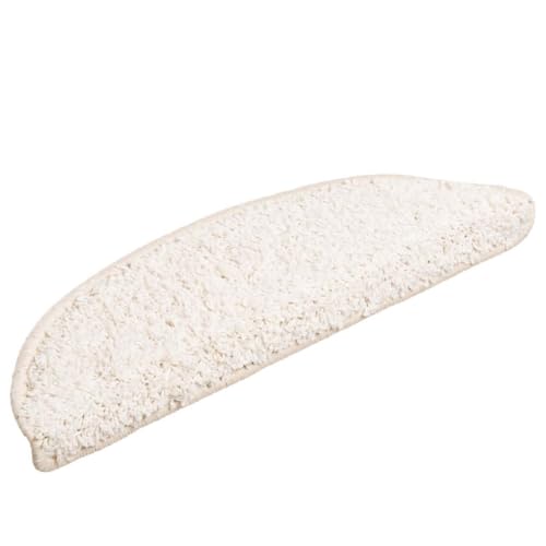 QJBSAVVA Treppenmatten Set 30 Stück Weiß 56x17x3 cm PP Tufted rutschfeste Stufenmatten mit Selbstklebeband für Innenbereich QJBSAVVA Treppenmatten Set 30 Stück Weiß 56x17x3 cm PP Tufted rutschfeste Stufenmatten mit Selbstklebeband für Innenbereich von QJBSAVVA