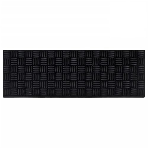 QJBSAVVA Treppenmatten aus Gummi 10 Stück 25x75 cm Schwarz Antirutsch Stufenmatten für Innen und Außen Treppen QJBSAVVA Treppenmatten aus Gummi 10 Stück 25x75 cm Schwarz Antirutsch Stufenmatten für Innen und Außen Treppen von QJBSAVVA