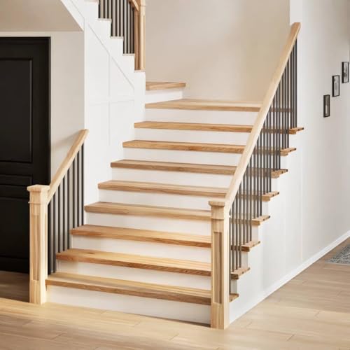 QJBSAVVA Treppenstufen aus Massivholz Eiche 120 x 30 x 2 cm Natürliche Oberfläche Robuste Stufenmatten für Innenbereich und Außenbereich QJBSAVVA Treppenstufen aus Massivholz Eiche 120 x 30 x 2 cm Natürliche Oberfläche Robuste Stufenmatten für Innenbereich und Außenbereich von QJBSAVVA