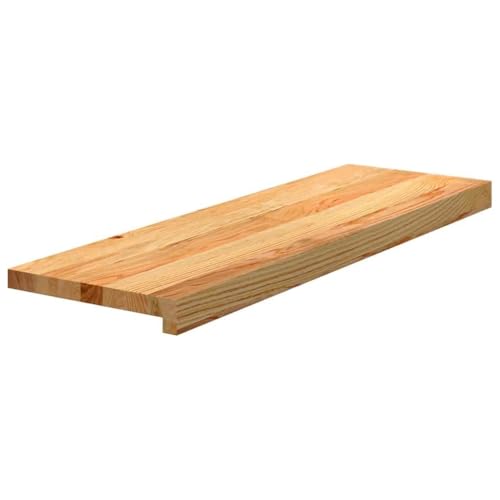 QJBSAVVA Treppenstufen aus Massivholz Eiche 80x30x2 cm Natürliche Maserung Robuste Stufenmatten für Innenbereich Fensterbank und Treppen QJBSAVVA Treppenstufen aus Massivholz Eiche 80x30x2 cm Natürliche Maserung Robuste Stufenmatten für Innenbereich Fensterbank und Treppen von QJBSAVVA