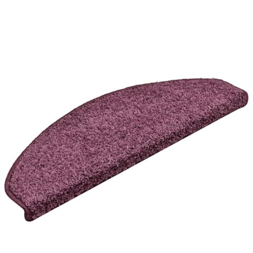 QJBSAVVA Treppenstufenmatten Set 30 Stück Dunkellila 65x21x4 cm PP Tufting Antirutschmatten mit Selbstklebebändern für Innenbereich QJBSAVVA Treppenstufenmatten Set 30 Stück Dunkellila 65x21x4 cm PP Tufting Antirutschmatten mit Selbstklebebändern für Innenbereich von QJBSAVVA