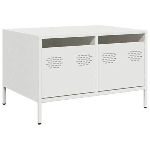 QJBSAVVA Tv Regal Sideboard Tv Lowboard Tv Board Tv Unit - TV-Schrank Weiß 68x50x43,5 cm Kaltgewalzter Stahl für Küche Schlafzimmer Wohnzimmer Jugendzimmer QJBSAVVA Tv Regal Sideboard Tv Lowboard Tv Board Tv Unit - TV-Schrank Weiß 68x50x43,5 cm Kaltgewalzter Stahl für Küche Schlafzimmer Wohnzimmer Jugendzimmer von QJBSAVVA
