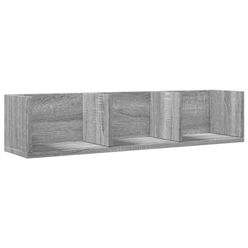 QJBSAVVA Wandboard Bilderleiste Badezimmer Regal Kleines Wandregale - Wandschrank Grau Sonoma-Eiche 75x18x16,5 cm Holzwerkstoff für Küche Arbeitszimmer Büro Wände QJBSAVVA Wandboard Bilderleiste Badezimmer Regal Kleines Wandregale - Wandschrank Grau Sonoma-Eiche 75x18x16,5 cm Holzwerkstoff für Küche Arbeitszimmer Büro Wände von QJBSAVVA