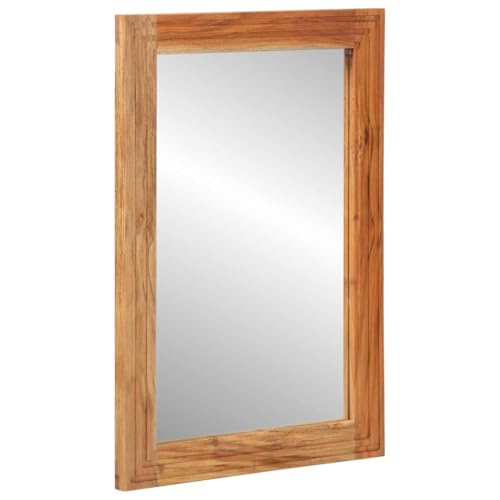 QJBSAVVA Wandspiegel aus echtem Akazienholz 50 x 70 cm Rechteckiger Badezimmerspiegel mit poliertem Rahmen Modernes Design & Langlebigkeit für Schlafzimmer Flur und Bad QJBSAVVA Wandspiegel aus echtem Akazienholz 50 x 70 cm Rechteckiger Badezimmerspiegel mit poliertem Rahmen Modernes Design & Langlebigkeit für Schlafzimmer Flur und Bad von QJBSAVVA
