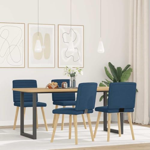 QJBSAVVA Wohnzimmer Stühle Gartenstühle Esstisch Stühle Dining Chairs - Esszimmerstühle 4 STK. Blau Stoff für Büro Küche Schlafzimmer Arbeitszimmer QJBSAVVA Wohnzimmer Stühle Gartenstühle Esstisch Stühle Dining Chairs - Esszimmerstühle 4 STK. Blau Stoff für Büro Küche Schlafzimmer Arbeitszimmer von QJBSAVVA