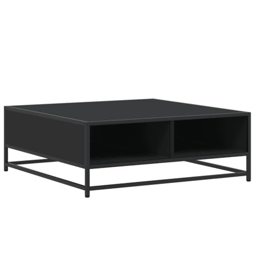 QJBSAVVA Wohnzimmer Tisch für Couch Kleiner Wohnzimmertisch Konsolentisch Couch Tisch Wohnzimmer - Couchtisch Schwarz 80x80x30 cm Holzwerkstoff und Metall für Garten Wohnzimmer Küche Balkon QJBSAVVA Wohnzimmer Tisch für Couch Kleiner Wohnzimmertisch Konsolentisch Couch Tisch Wohnzimmer - Couchtisch Schwarz 80x80x30 cm Holzwerkstoff und Metall für Garten Wohnzimmer Küche Balkon von QJBSAVVA