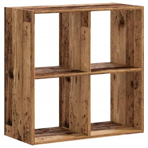QJBSAVVA Wohnzimmerschränke Aktenschrank Vitrine Büroregal - Bücherregal Altholz-Optik 68,5x32x68,5 cm Holzwerkstoff für Abstellraum Schlafzimmer Outdoor Küche QJBSAVVA Wohnzimmerschränke Aktenschrank Vitrine Büroregal - Bücherregal Altholz-Optik 68,5x32x68,5 cm Holzwerkstoff für Abstellraum Schlafzimmer Outdoor Küche von QJBSAVVA