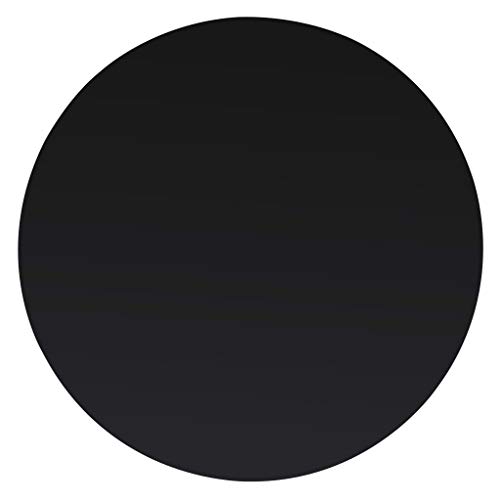 QJBSAVVA runde Tischplatte Schwarz 500 mm aus 8 mm gehärtetem Glas Modernes Design & Langlebigkeit, für Esstisch Couchtisch Küche Balkon und Garten QJBSAVVA runde Tischplatte Schwarz 500 mm aus 8 mm gehärtetem Glas Modernes Design & Langlebigkeit, für Esstisch Couchtisch Küche Balkon und Garten von QJBSAVVA