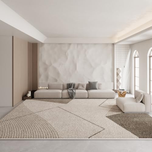 QJDTZMD Teppich Wohnzimmer 70 x 140 cm Flur Anti-Rutsch Waschbarer Eingangsbereich Teppich für küchen Schlafzimmer Esszimmer Bettvorleger Moderne geometrische Linien beige braun QJDTZMD Teppich Wohnzimmer 70 x 140 cm Flur Anti-Rutsch Waschbarer Eingangsbereich Teppich für küchen Schlafzimmer Esszimmer Bettvorleger Moderne geometrische Linien beige braun von QJDTZMD