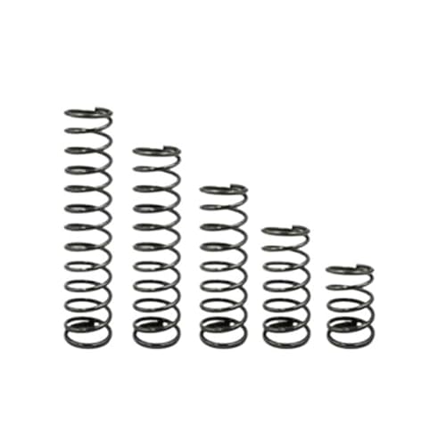 Druckfeder aus Edelstahl, 5/10 Stück, 1,8 mm, stoßdämpfend, Druckrückführung, Kompression, zylindrische Schraubenfeder, Druckfeder, 65 Mn Stahl(35mm (10pcs),25mm) von QJFORU