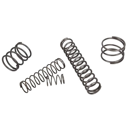 Druckfeder aus Edelstahl, 5/10 Stück, 2,0 mm, 65 Mn Stahl, stoßdämpfend, Druckrückführung, Kompression, zylindrische Schraubenfeder, Rückfeder(50mm (10pcs),25mm) von QJFORU