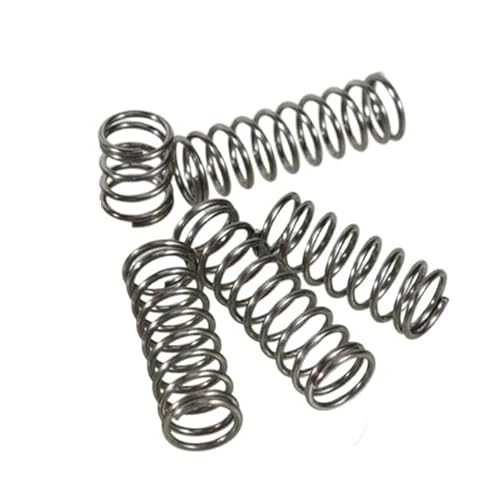 Druckfeder aus Edelstahl, 5/10 Stück, 65 Mn, zylindrische Spiraldruckrotor-Rückholfeder mit einem Drahtdurchmesser von 1,4 mm (70 mm(50mm (5pcs),13mm) von QJFORU