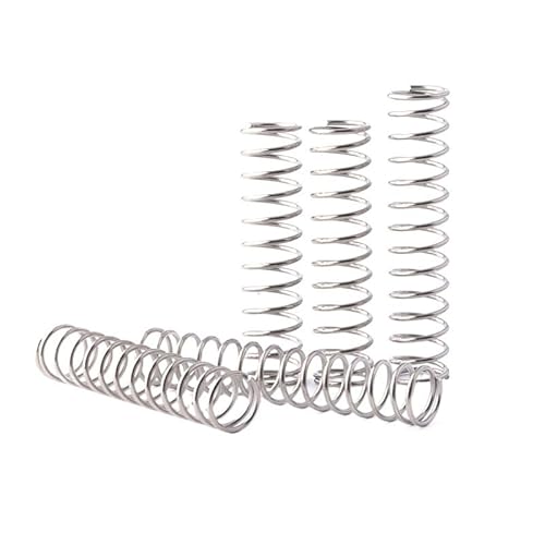 Druckfeder aus Edelstahl, 5/10 Stück Druckfeder aus Edelstahl, Drahtdurchmesser 1,0 mm, Stoßdämpfungs-Rückholfeder vom Typ Y, Dämpfungsdruck, SUS-Feder(60mm (5pcs),20mm) von QJFORU