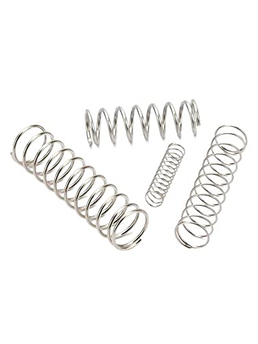 Druckfeder aus Edelstahl, 5/10 Stück Druckfeder aus Edelstahl 304, Rückholfeder, Drahtdurchmesser 1,5 mm, Außendurchmesser 8/9/11/22/25 mm, Druckfeder(50mm (10pcs),11mm) von QJFORU