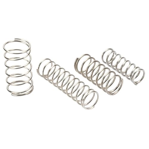 Druckfeder aus Edelstahl, 5/10 Stück zylindrische Spule, komprimierte Rückfeder, stoßdämpfende Druckrückstellfeder, 65 Mn Stahldrahtdurchmesser 1,0 mm(35mm (10PCS),11mm) von QJFORU