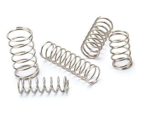Druckfeder aus Edelstahl, 5 Stück, Drahtdurchmesser 0,7 mm, Druckfeder aus Federstahl, Y-Typ-Rotor-Rückholfeder, Außendurchmesser 5/6/7/8 mm, Druckfeder(55mm,5mm) von QJFORU