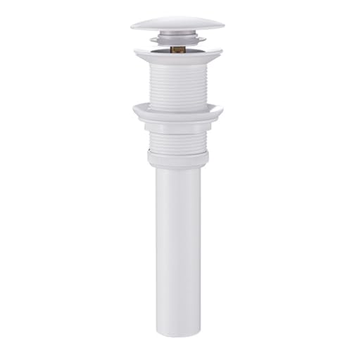 Pop Up Sink Plug,Basin Sink Waste Sink Plug, Without Overflow, Click Clack Sink Pop Up Plug, Push and Pop to Drain(No overflow hole) von QJFORU