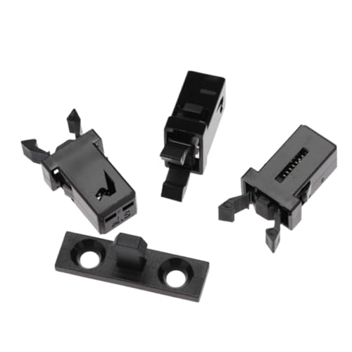 QJFORU 20 Stück Universal-Mülleimer-Verriegelungsschnallen for Drücken for Mülldeckel, Ersatz-Verriegelungsriegel, Zubehör for Haushaltsmülleimer, einfache Installation for Küche und Bad von QJFORU