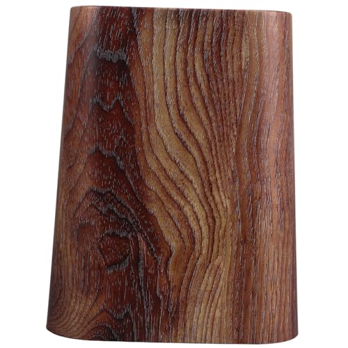 QJFORU Hausmülleimer, Küchenmülleimer, Holzmülleimer for Badezimmer, Küchenkomposteimer, Mülleimer aus Naturholz, versteckte Tasche, rustikales Design von QJFORU