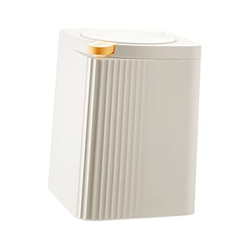 QJFORU Hausmülleimer, Küchenmülleimer, Press-Mülleimer, Haushaltsabfalleimer, Küchenabfalleimer mit Deckel, Schlafzimmer-Mülleimer, Abfalleimer von QJFORU