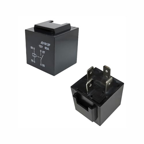 Relais JD1912F JD2912F Basis 12V 24V Relais High Power 12VDC DC12V 24VDC DC24V 60A 4PIN 2Pcs(JD1912F 12VDC) von QJFORU
