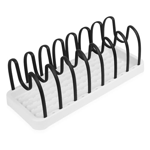 QJKEJI Topfdeckelhalter Küche, Topfdeckel Organizer Küche Topf Organizer, Pfannenhalter für Schublade, Topfdeckel Aufbewahrung für Schneidebretter Halter Teller Pfannen Organizer QJKEJI Topfdeckelhalter Küche, Topfdeckel Organizer Küche Topf Organizer, Pfannenhalter für Schublade, Topfdeckel Aufbewahrung für Schneidebretter Halter Teller Pfannen Organizer von QJKEJI