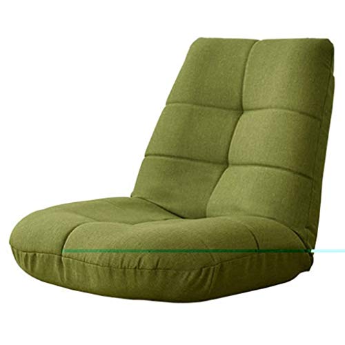 QJMLTDWG Boden-Gaming-Stuhl mit hoher Rückenlehne, Lazy Sofa Couch-Bett aus Leinenmaterial, weich gepolstert, leicht für Teenager und Erwachsene von QJMLTDWG