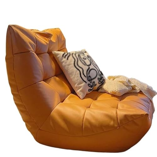 QJMLTDWG Lazy Sofa kann im Schlafzimmer liegen, kleines Sofa, einzelnes Tatami-Sitzsack-Sofa, Stuhl (Farbe: D, Größe: Hellgrau) (Argento Hellgrau) von QJMLTDWG