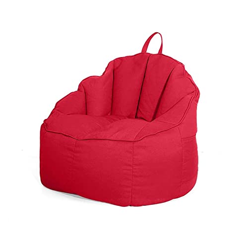 QJMLTDWG N/A Aufbewahrungs-Sitzsack-Stuhl-Sofabezug, groß, zur Spielzeugaufbewahrung, bequemes Sofa (Farbe: Argento, Größe: Hellgrau) (D Hellgrau) von QJMLTDWG
