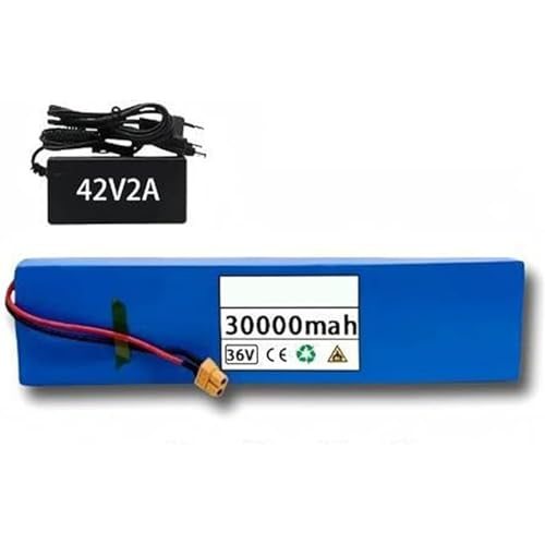 36V 30Ah 10S3P Akku mit Ladegerät Elektroroller Li-Ionen-Akku für 200W 350W 500W 600W Elektrofahrrad und Roller XT30 36V 30Ah 10S3P Akku mit Ladegerät Elektroroller Li-Ionen-Akku für 200W 350W 500W 600W Elektrofahrrad und Roller XT30 von QJWM