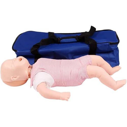 Babytraining Modell Lebensgröße Erste Hilfe Reanimationspuppen Neugeborene Erstickungs Atemwegsobstruktion Trainingsmodell PVC Erste Hilfe Ausbildung Für Bildung A von QJWM