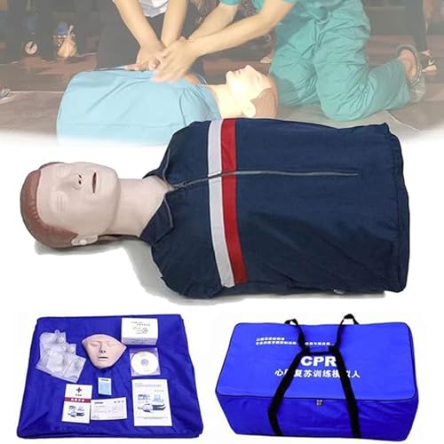 CPR-Simulator-Trainingsmodell-Kit Halbkörperpuppe Erste-Hilfe-Trainingsmodell Gummimodell des menschlichen Körpers A CPR-Simulator-Trainingsmodell-Kit Halbkörperpuppe Erste-Hilfe-Trainingsmodell Gummimodell des menschlichen Körpers A von QJWM