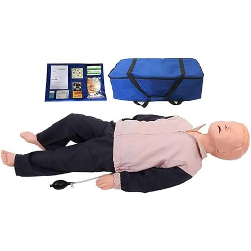 CPR-Trainingspuppe, Ganzkörper-CPR-Erste-Hilfe-Trainingspuppe für Kinder bei Atemwegsobstruktion nach Infarkt A CPR-Trainingspuppe, Ganzkörper-CPR-Erste-Hilfe-Trainingspuppe für Kinder bei Atemwegsobstruktion nach Infarkt A von QJWM