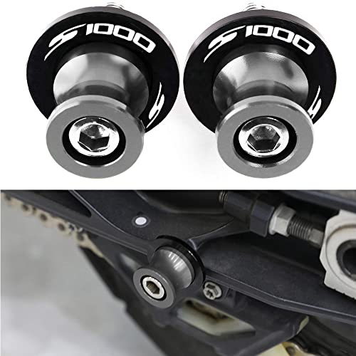 2pcs Montageständer Racingadapter M8*1,5 Bobbins CNC Ständeraufnahme Für S1000R S1000RR S1000XR S1000RR HP4 2009-2015 2016 2017 2018 2019（Titan） von QJY-Motor Part-Store