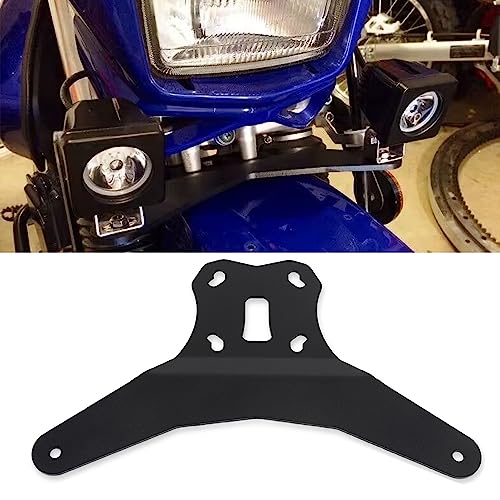 QJY-Motor Part-Store DR650 2023 Motorrad Nebelscheinwerfer Halterung für Suzuki DR650S DR650SE 1996-2021 2022 2023 (Schwarz) von QJY-Motor Part-Store