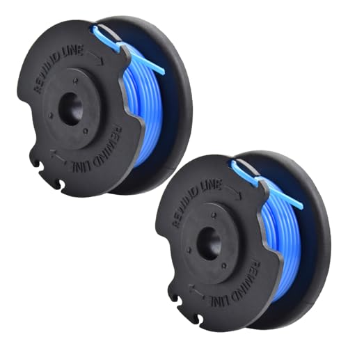 QKEINV Rasentrimmer-Spule, kompatibel mit Ryobi, Rasentrimmer-Ersatzspule, Rasentrimmerfaden Ersatz für Ryobi 18 V 24 V 40 V 0LT1825 0LT1830H 0LT1831 0LT1832 RLT2925 Rasentrimmer, 2 Stück von QKEINV