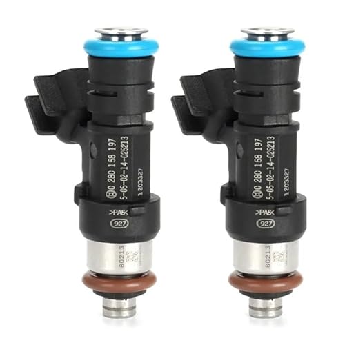 2 PCS Kraftstoff-Einspritzdüse Kraftstoffversorgung Gasinjektordüse OEM 0280158197 GX111111117XG 1204318 Motorteile von QKFTCSDW