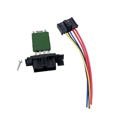 55702407 13248240 Widerstand des Autoheizungsgebläsemotors mit Kabelbaum/Passend for Corsa D/Mk3 / Passend for Punto Evo Qubo Gebläsemotorwiderstand(1Set) von QKFTCSDW