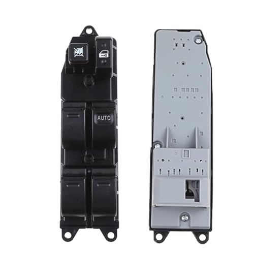84820-12480 Links 84820-12460 Rechts Hauptfensterschalter aus schwarzem Kunststoff 84820-0F040 Fensterheber-Taste(Right) von QKFTCSDW
