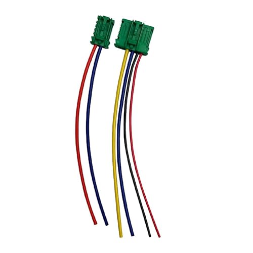 Heizgebläsewiderstand + Stecker/Draht/Passend for Tiida/Passend for Sport Tourer Scenic MK 2 / Passend for C2 C3 C5 / Passend for 207 607 Gebläsemotorwiderstand(Plug) von QKFTCSDW