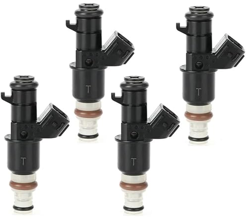 Kraftstoffinjektor OE 16450-RZP-003 kompatibel mit CRV CR-V 3 2008 Guards Motor 2.0i L4 16450RZP003 16450 RZP 003 Motorteile(4pcs) von QKFTCSDW