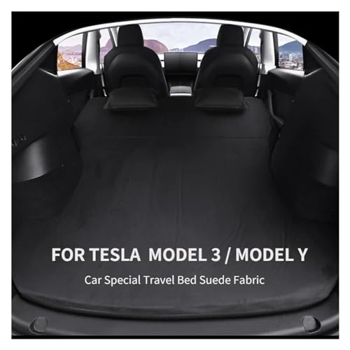QKJGVDWD Autoteile, aufblasbare Luftmatratze, Outdoor, Camping, aufblasbare Reisebett-Kofferraummatte, kompatibel mit Tesla Model Y Model 3 2019–2024 (Color : Single seat Green) von QKJGVDWD
