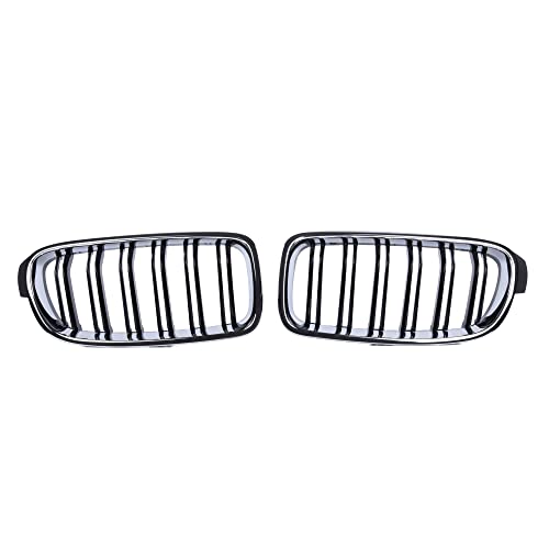 QLASIC Auto Kühlergrill Für B&MW 3er F30 F31 2013–2019 325xi 320i 325i 325i 328i 330i 335i xDrive Front Nierengrill Chrom von QLASIC