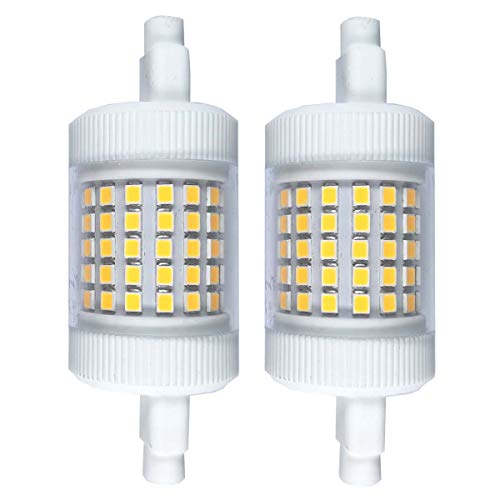QLEE 12w R7s LED-Lampe 78mm 150w äQuivalente Halogenlampe 3,1 "Dimmbare Doppelendige J-Basis T3 R7s 78mm LED-Lampe 220v Flutlicht Lesung Arbeitssicherheit Stehlampe Weiches Licht 2PCS von QLEE
