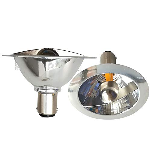 Ar70 Led-Reflektor-Leuchtmittel 3w Ac Dc 12v Ba15d Sockel 6000 K Entspricht 25 W Halogen-Leuchtmittel, FüR Den Innen- Und AußEnbereich 24 ° Abstrahlwinkel, 2 StüCk Modern 6000 K Kaltes Licht. von QLEE