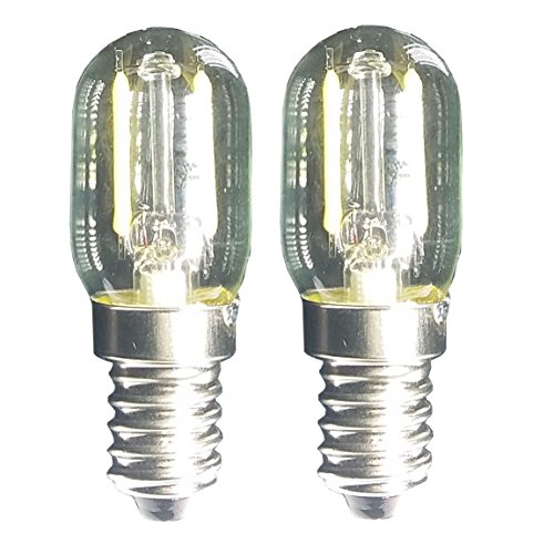 QLEE E14 T22 LED 1.5W Mikrowellenbirne 240v 20w Äquivalent Glühlampen Dunstabzugshaube Zum Kühlschrank Mikrowelle Kandelaber Lava Schreibtischlicht Gerätelampe von QLEE