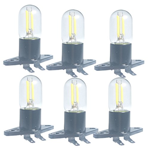 QLEE Led Mikrowellenlampe 1.5 W Z187 Filament Light 240 V Äquivalent 20W Glühlampen für Midea Kühlschrank Mikrowelle Herd Elektrische Dunstabzugshaube Kontrollleuchte von QLEE